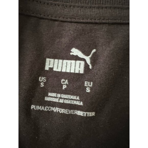 Puma Essentials Logo Crew Neck Short Sleeve T-Shirt Mens Black Size S 586449 New - Picture 6 of 14